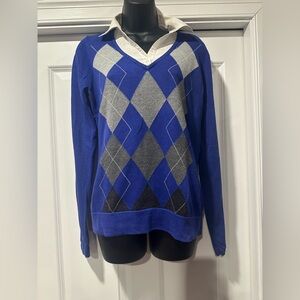 East 5th Blue and White Garment